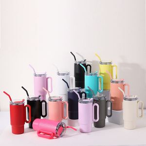 DD3933 Vaso Térmico de Acero Inoxidable de 40oz, Aislamiento al Vacío, Mantiene el Agua Caliente por 24-36 Horas, Seguro para Agua Hirviendo, Personalizable 2025, ¡Gran Venta! - Product Image 2
