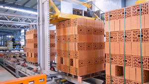 BRICKMAC Roboter Poseur De Carrel age China Produktions anlage Pneumatische Ziegel verpackung Roboter Arm Ton ziegel fliesen herstellungs maschinen - Product Image 2