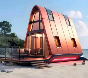 Capsule spatiale duplex en forme <span class=keywords><strong>de</strong></span> A avec intérieur intelligent pour <span class=keywords><strong>location</strong></span> <span class=keywords><strong>de</strong></span> vacances - Product Image 1