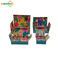 Boîtes cadeaux personnalisées pour Brigadeiros, 4 packs, emballage en papier, boîte pliante, boîtes à chocolat truffé avec insert pour bonbons sucrés