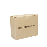 Mini projecteur Hy300 720P, écran sans fil, miroir LED pour home cinéma, téléphones mobiles, vidéo WiFi en extérieur, vidéoprojecteur 200 lumens