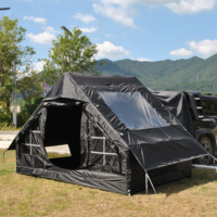 Tente gonflable pour SUV, grande tente de hayon à gonflage rapide, tente 6 personnes avec fixation détachable pour voiture, tente arrière de voiture