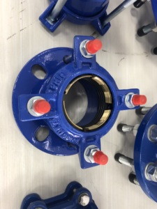 Adaptadores Compactos con Brida de Hierro Dúctil Galvanizado SYI para Tuberías de PE, 16 <span class=keywords><strong>Bar</strong></span>/250 PSI, Uso Agrícola y de Construcción - Product Image 6