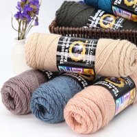Fil à peluches Koala, mélange de laine d'épaisseur moyenne, adapté aux chapeaux, écharpes, manteaux et fils à tricoter pour hommes et femmes