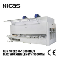 HICAS Machine de peinture par pulvérisation de porte d'armoire en bois 5 axes CNC pulvérisateur automatique pour peinture à base d'eau UV PU