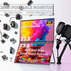 แล็ปท็อปเกมมิ่งหน้าจอ IPS LCD ขนาด 15.6-18.5-23.8-27 นิ้ว ปี 2025 พร้อมขาตั้งแบบขยายได้ พกพาสะดวก ใช้เป็นเวิร์กสเตชันเคลื่อนที่ พร้อมจัดส่ง - Product Image 2