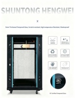 Armoire serveur sur pied de 19 pouces, profondeur 1 mètre, 1040*600*800 mm, en acier laminé à froid SPCC, pour centre de données