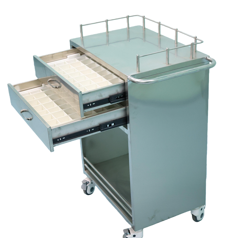 Lekang Stainless Steel Mobile Medical Cart