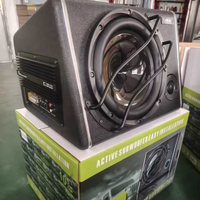 TANBX Subwoofer de 10 pouces avec haut-parleur de graves et tweeter, caisson de basses actif pour voiture TB-1310S