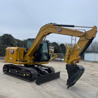Excavatrice d'occasion CAT 308E2, Caterpillar 308 d'origine japonaise, 8 tonnes, conception compacte à rayon de braquage réduit, mini-excavatrice avec pelle à godets