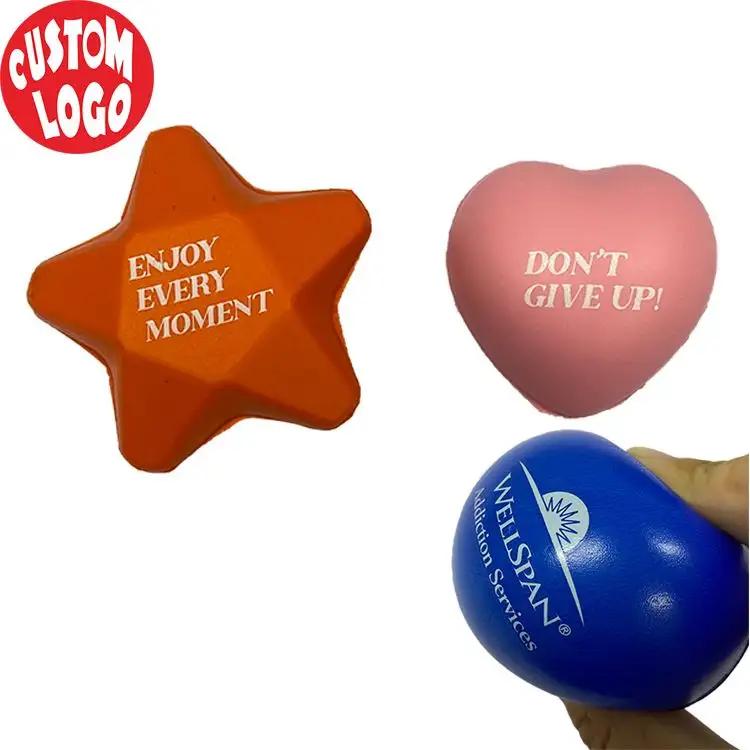 Изготовленный на заказ сквиши мяч для снятия стресса логотип шарик для снятия стресса от производителя