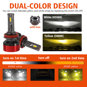 Hiệu quả cao zdt33s 3870 Chip H4 H7 9012 ổ cắm ấm trắng Led Đèn Pha cho xe - Product Image 6