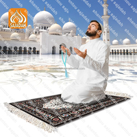 Kit de tapis de prière musulman SA20 Ramadan Eid, tapis de prière pour enfants, tapis de prière islamique électronique, Sejadah intelligent avec écran LED