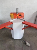 Machine de découpe d'angle pour portes et fenêtres en alliage d'aluminium, scie à tête unique, machine de découpe de fillets