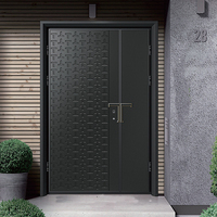 WFKimberley Puerta de aluminio fundido de gama alta de la mejor marca Clase a Entrada tallada ignífuga y antirrobo para aplicación exterior
