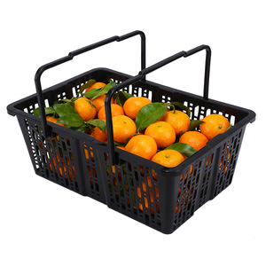 Cajas de Almacenamiento Apilables de Plástico con Asas para Frutas y Verduras, Material PP ZH2501 4 - Product Image 3