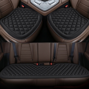 Cojín de Asiento de Coche de Gel Transpirable y Cómodo para Todas las Estaciones, Universal para Oficina, 3 Piezas, Protección Contra el Desgaste - Product Image 1