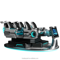 2024 directement usine chaud 9d simulateur de réalité virtuelle 9d vr 5 sièges chaise avec films VR et jeux pour le divertissement