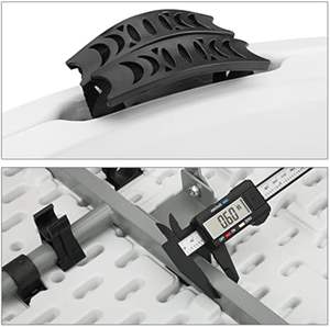 Diluc بالجملة Hdpe جولة بيضاء للحفلات طاولة مستديرة قابلة للطي لحفلات الزفاف في الهواء الطلق قابلة للطي للمناسبات والحفلات - Product Image 5