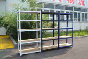 Étagères industrielles robustes à 5 couches en usine Étagères de garage/entrepôt résistantes à la corrosion Étagères empilables moyennes - Product Image 3