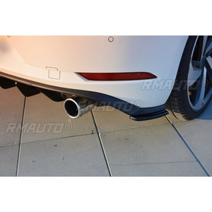 สำหรับรถยนต์ Volkswagen Golf 7.5 GTI ชุดแต่งกันชนหลังแบบ Lip Splitter Diffuser ชุดแต่งกันชนป้องกันรอยขีดข่วน อุปกรณ์ตกแต่งรถยนต์ - Product Image 4