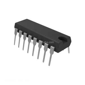 Composants électroniques intégrés ST62T52CB6 à acheter en ligne, 16 DIP (0,300 pouces 7,62 mm) en stock, CI MCU 8 bits 1,8 Ko OTP 16DIP - Product Image 1