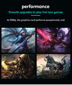 JIESHUO 100% nuevo <span class=keywords><strong>RX550</strong></span> <span class=keywords><strong>4G</strong></span> tarjetas gráficas de escritorio Gaming Computer Tarjeta Grafica tarjeta de vídeo PC tarjeta gráfica GPU RX 550 4GB AMD - Product Image 6