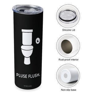 Vaso de Acero Inoxidable de 20 oz, Aislado al Vacío, Personalizado con Impresión por Sublimación - Product Image 3
