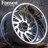 24x12 26x12 26x14 Roda Truk Tempa 8x170 8x180 PCD Roda Truk Tempa Penuh 6061-T6 untuk Ram 2500 Ram 3500 Ford F250 F350 GMC