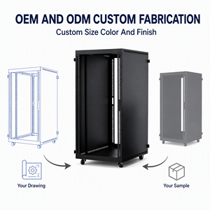 Gabinete de Servidor TZR, Armário de Rede, Fabricação Personalizada de Chapas Metálicas, Soldagem, Revestimento em Pó, Porta de Fábrica - Product Image 6