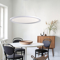 Candélabre Décoratif Moderne Noir Acrylique Salon Éclairage Led Lustre-salon Pendentif Lumières Lustre Géométrique