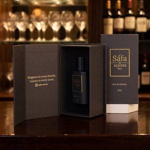 Caja de Regalo Magnética para Perfume, Embalaje de Lujo para Botellas <span class=keywords><strong>y</strong></span> <span class=keywords><strong>Cajas</strong></span>, Fábrica de Embalaje, <span class=keywords><strong>Cajas</strong></span> Rígidas de Lujo Personalizadas en Negro <span class=keywords><strong>y</strong></span> Dorado, 15Y - Product Image 1