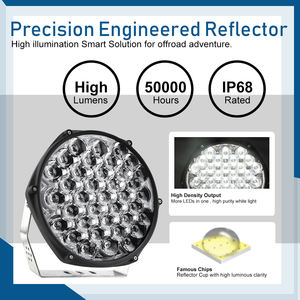 <span class=keywords><strong>Reflector</strong></span> súper brillante 9D 7 '9 pulgadas 185W 24050lm Combo Spot <span class=keywords><strong>Beam</strong></span> Led luz de conducción todoterreno 4x4 4WD foco Led para camiones - Product Image 5