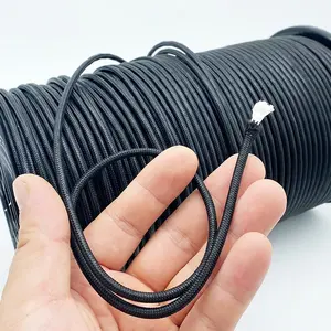 1mm2mm3mm High Strength Wear-resistant And Cut-resistant Black UHMWPE Braided Rope