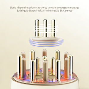 Produk Perawatan Rambut Anti-Rontok, Terapi Minyak Merah Elektrik, Alat Pijat Kulit Kepala, Dispenser Serum, Sisir Sikat Penumbuh Rambut - Product Image 5