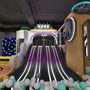 Parque <span class=keywords><strong>de</strong></span> aventuras comercial Parque <span class=keywords><strong>de</strong></span> juegos inmersivo personalizado Magical Ar Connect Four Slide Kids Indoor Playground Equipment - Product Image 1