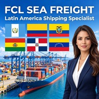 Agent maritime et transitaire pour l'expédition de conteneurs maritimes FCL 20FT 40FT de Chine vers la Colombie, le Chili et le Costa Rica, livraison de fret par conteneurs maritimes