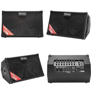 Amplificateur de guitare acoustique COOLMUSIC BP60D 120W, alimenté par batterie, en fer, avec enregistrement OTG, rechargeable, pour extérieur, pour haut-parleur USB - Product Image 6