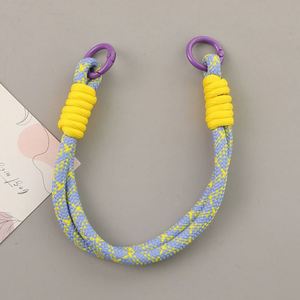 Colorful Nylon Short Wristlet Phone Case Strap Universal Anti Lost Wrist <b>Lanyard</b> Keychain - Product Image 6