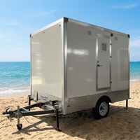 Toilet Umum Mewah, Kamar Mandi Trailer VIP, WC Umum Portabel, Toilet Trailer Mobile untuk Dijual
