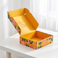 Caja de Regalo Rígida Corrugada Reciclable Ecológica de Color Personalizado con Laminación Mate y Grabado