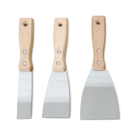 Grattoir à peinture avec manche en bois 25mm/50mm/70mm/90mm-100mm pour la préparation des surfaces de carrelage