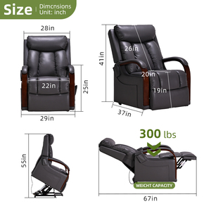 Tecforcare Medical <strong>Recliner</strong> Lift Chair With Massage Heating Living Room Elderly Care Products Electric Sofa <strong>Recliner</strong> Chair - Product Image 4