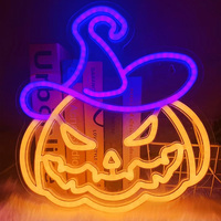 Lampe LED personnalisée USB pour fête en acrylique Lampe murale à néon Éclairage pour chambre d'enfants Bar Décoration murale de Noël Lampe à enseigne au néon
