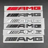 Autocollant de logo AMG en ABS 3D pour le coffre arrière de la voiture, lettres pour Mercedes A B C E G W203 W204 W205 W176 W177 W212 W213 Accessoires AMG