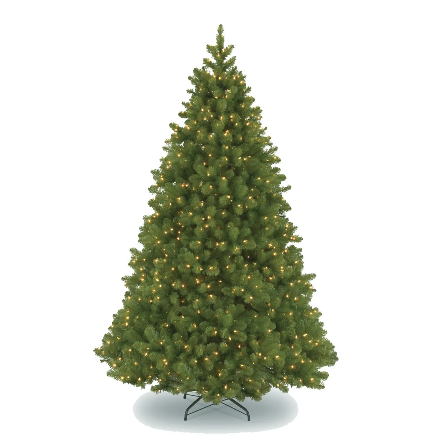 PT#3207-75V1 7.5 Ft Pre-Lit PE Luxury Christmas tree with Clear Lights christmas decoration