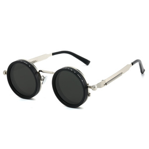 Lunettes de soleil unisexes à monture complète, verres polarisés dégradés réglables à ressort, protection UV400, filtre de gradation, lentille caméra ND - Product Image 2