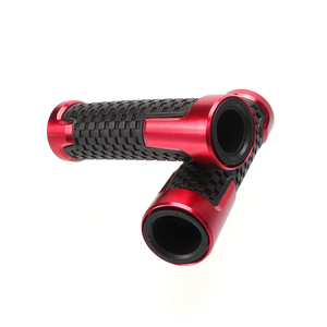Manopole per Moto 7/8 " 22mm in Alluminio CNC e Gomma, Impugnature Comfort per CFMOTO Honda Yamaha Kawasaki Suzuki Universali - Product Image 2