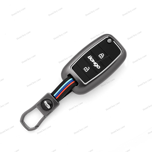 Housse de clé de voiture en alliage de Zinc DM pour <span class=keywords><strong>Kia</strong></span> <span class=keywords><strong>Sportage</strong></span> Ceed Sorento Cerato Forte KX3 K5 2017 2018 2019 <span class=keywords><strong>porte</strong></span>-clés de voiture à distance - Product Image 6