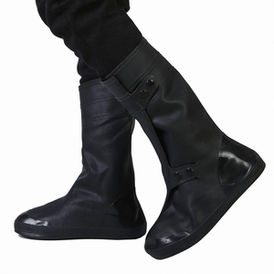Bottes de <span class=keywords><strong>moto</strong></span> imperméables en PVC légères et tendance pour hommes - Chaussures de <span class=keywords><strong>pluie</strong></span> d'extérieur imperméables - Product Image 2